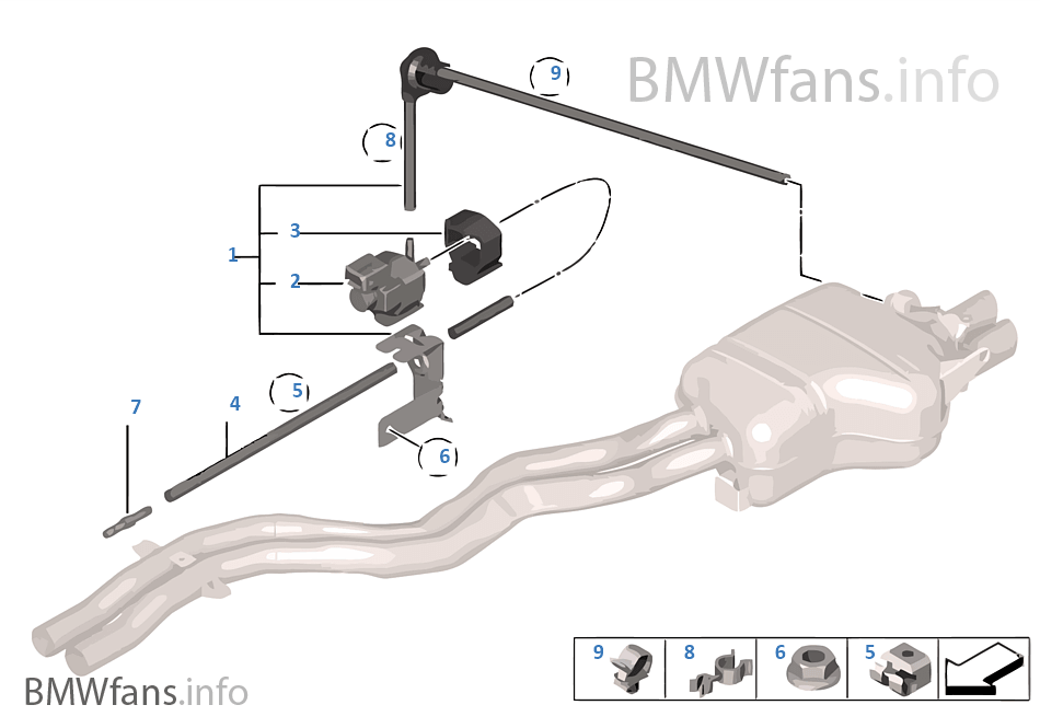 Vacuum control, exhaust flap BMW Z4 E89 Z4 20i N20 Europe