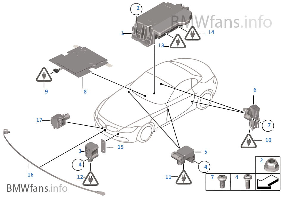 Electric parts airbag BMW Z4 E89 Z4 35i N54 Europe