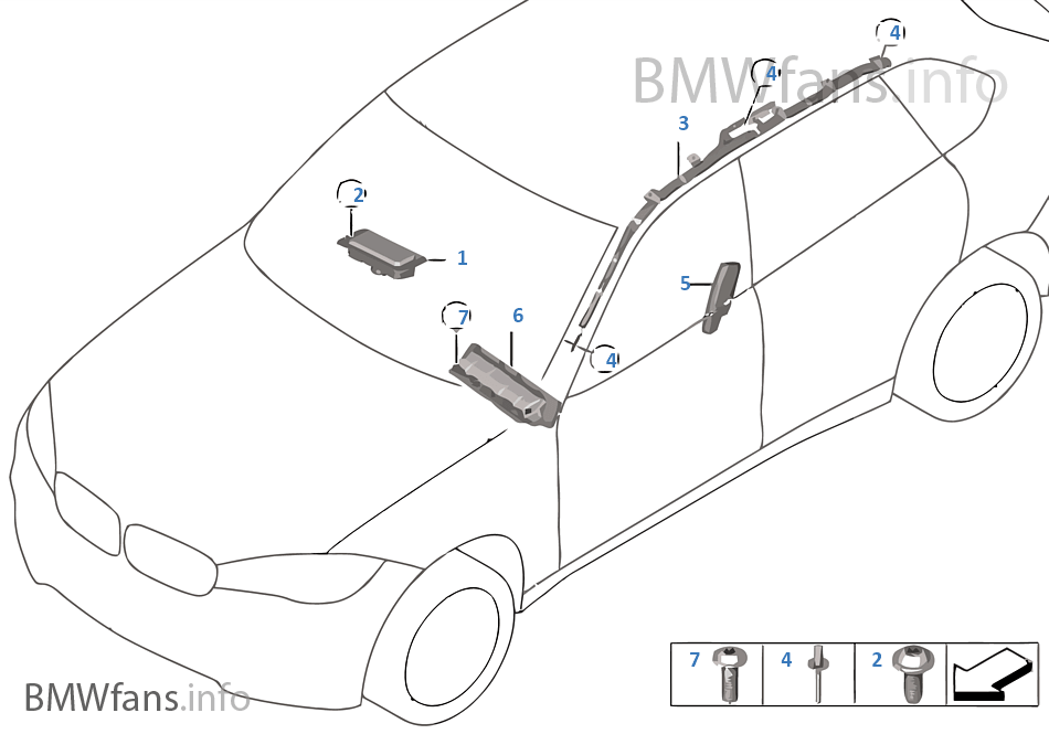 Air bag BMW X5 F15 X5 25dX N47S1 Europe