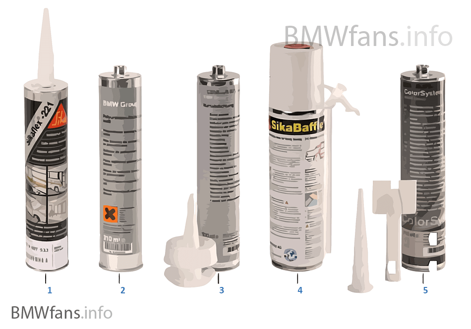 Sealing compound BMW Accessories Catalog