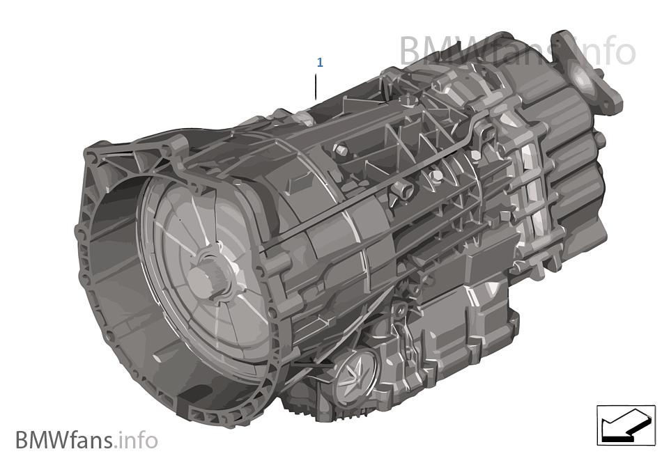 Dualclutch transmission GS7D36SG BMW 3' F80 M3 M3 S55 Europe