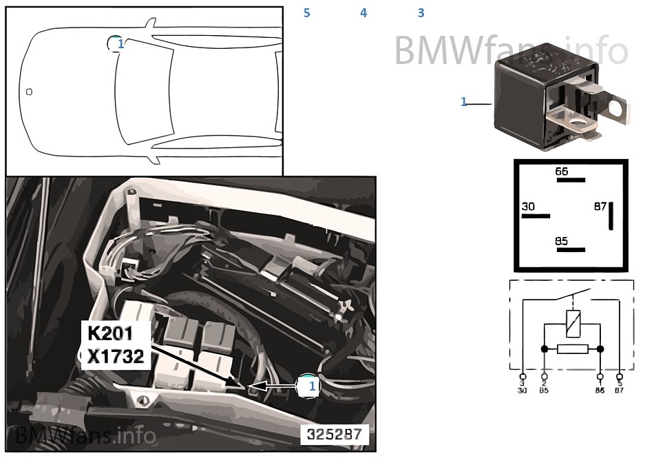 Bmw E39 530d Izzítórelé Location Lexus