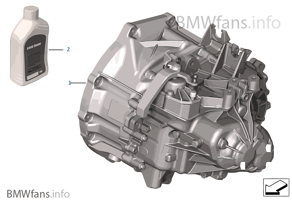 Manual transmission GS658BG BMW X1 F48 X1 18i B38 Europe