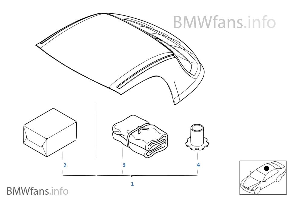 Bmw z3 hardtop retrofit kit