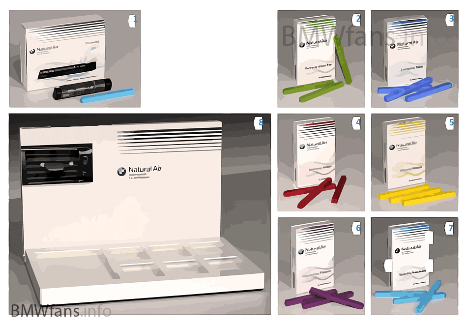 Interior scents — BMW Natural Air BMW Accessories Catalog
