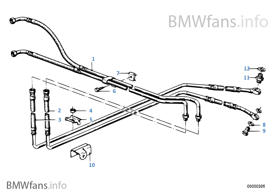 Transmission oil cooling BMW 7' E23 745i M30 Europe
