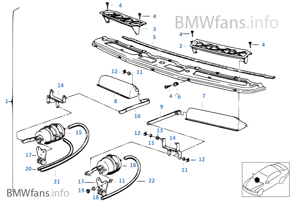 Air conditioning systempanel/flaps BMW 7' E23 745i S38 South Africa