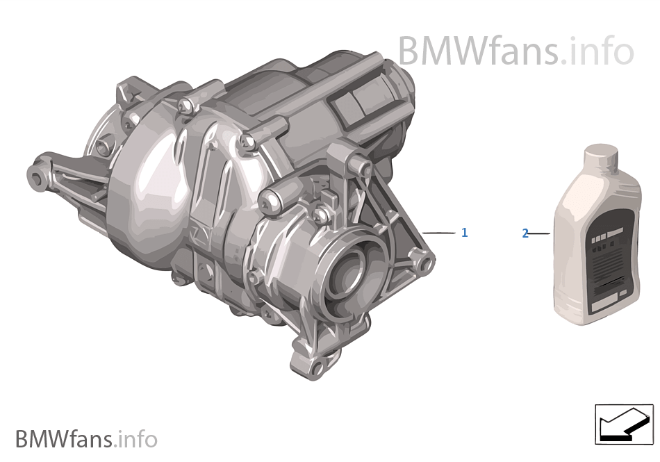 Transfer box PTO BMW 2' F45 Active Tourer 220dX B47 Europe