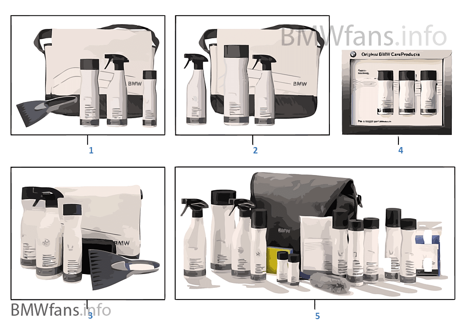 Kits de produits d'entretien BMW Catalogue des accessoires
