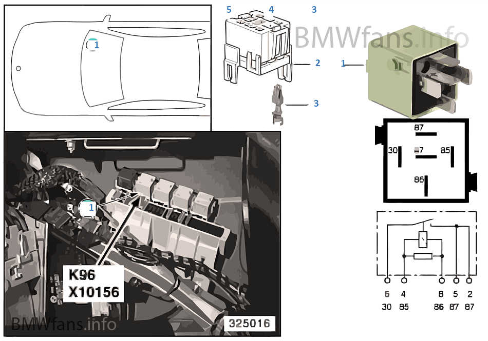 horn and fuel pump relay interchangeable? BimmerFest BMW Forum
