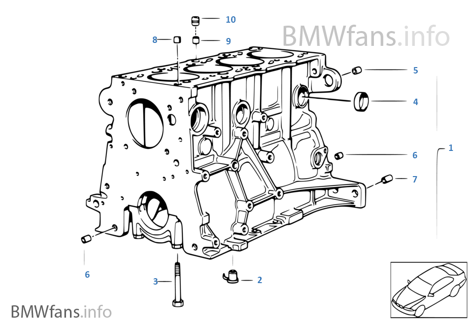 1996-1999 BMW E36 318ti Z3 M44 4-Cylinder Engine Cylinder, 49% OFF
