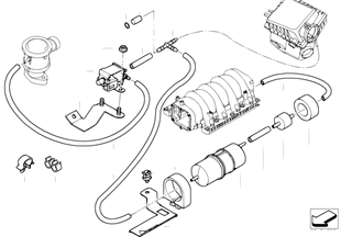 Vacuum control — engine | BMW X5 E53 X5 4.4i M62 Europe