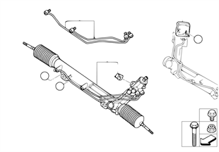 Steering linkage/tie rods | BMW X5 E53 X5 3.0d M57N Europe