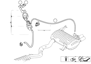 Exhaust system | BMW 3' E90 335i N54 Europe