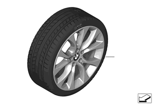 Winter wheel & tire Star Spoke 449 | BMW X5 F15 X5 50iX N63N USA