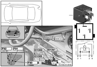 Bmw E60 Fuel Pump Relay Location