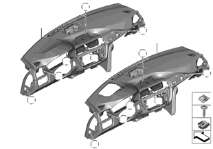 Vehicle trim | BMW 3' F80 M3 M3 S55 Europe