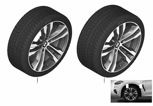 Winter wheel & tire Double Spoke 467M | BMW X5 F15 X5 35i N55 USA