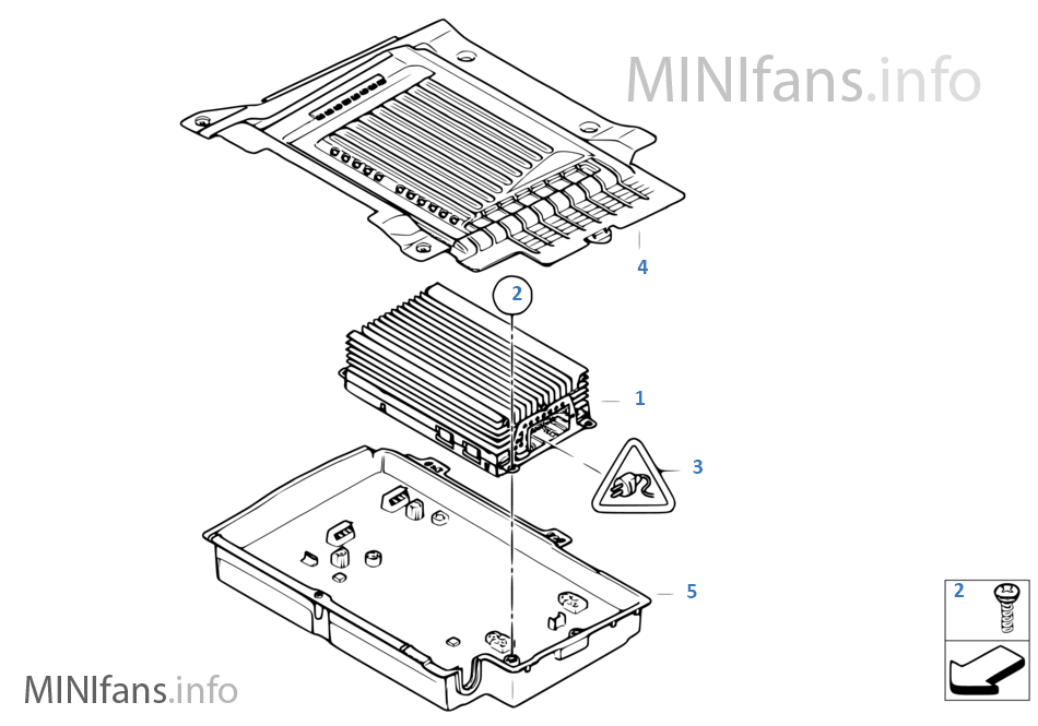 AMPLIFIER HIFI SYSTEM Mini MINI Cabrio R57 Cooper S N14 Europe