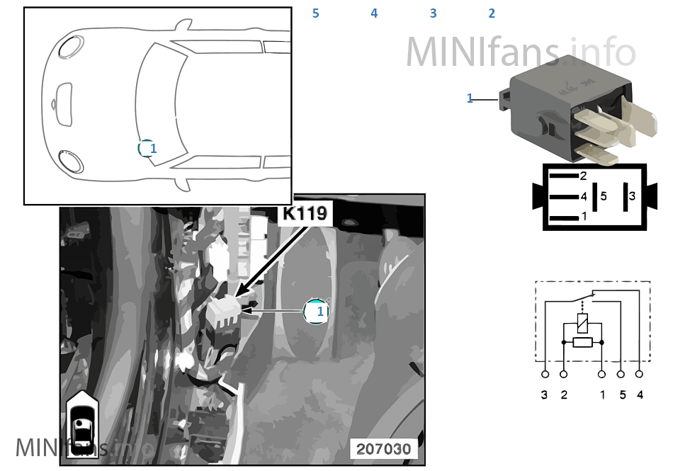 Online orders and shipping fast BMW Mini fuel pump Multi Purpose Relay