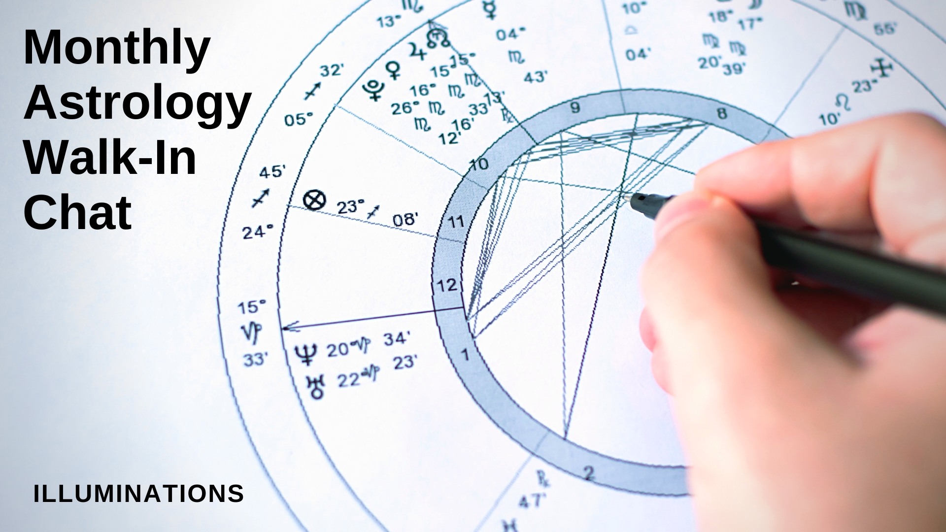 Monthly Astrology DropIn Chat Illuminations! Center for Enlightenment