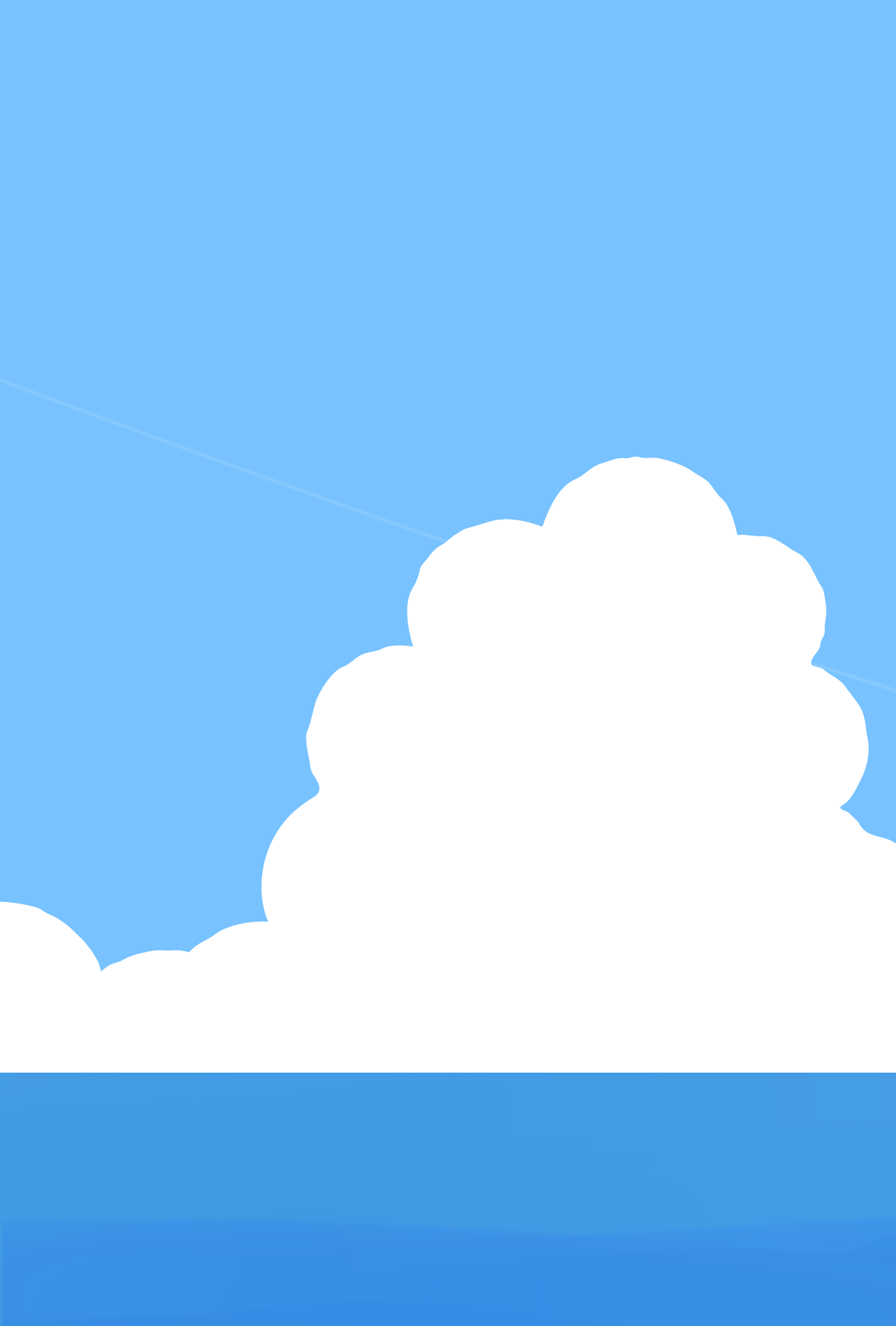 積乱雲 – イラストストック「時短だ」 入道雲イラスト（積乱雲） / 夏の空背景 | 可愛い無料イラスト素材集