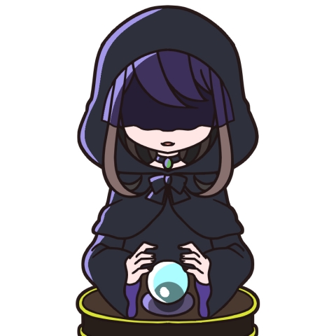 占い師イラスト - No: 2348590／無料イラストなら「イラストAc」 水晶で占いをする占い師のイラスト - 無料イラストのImt 商用Ok、加工Ok