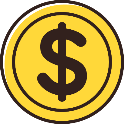 ドル通貨のコインイラストのフリー素材｜イラストイメージ ドル（＄）マークが入ったコインのイラスト素材 - イラストストック