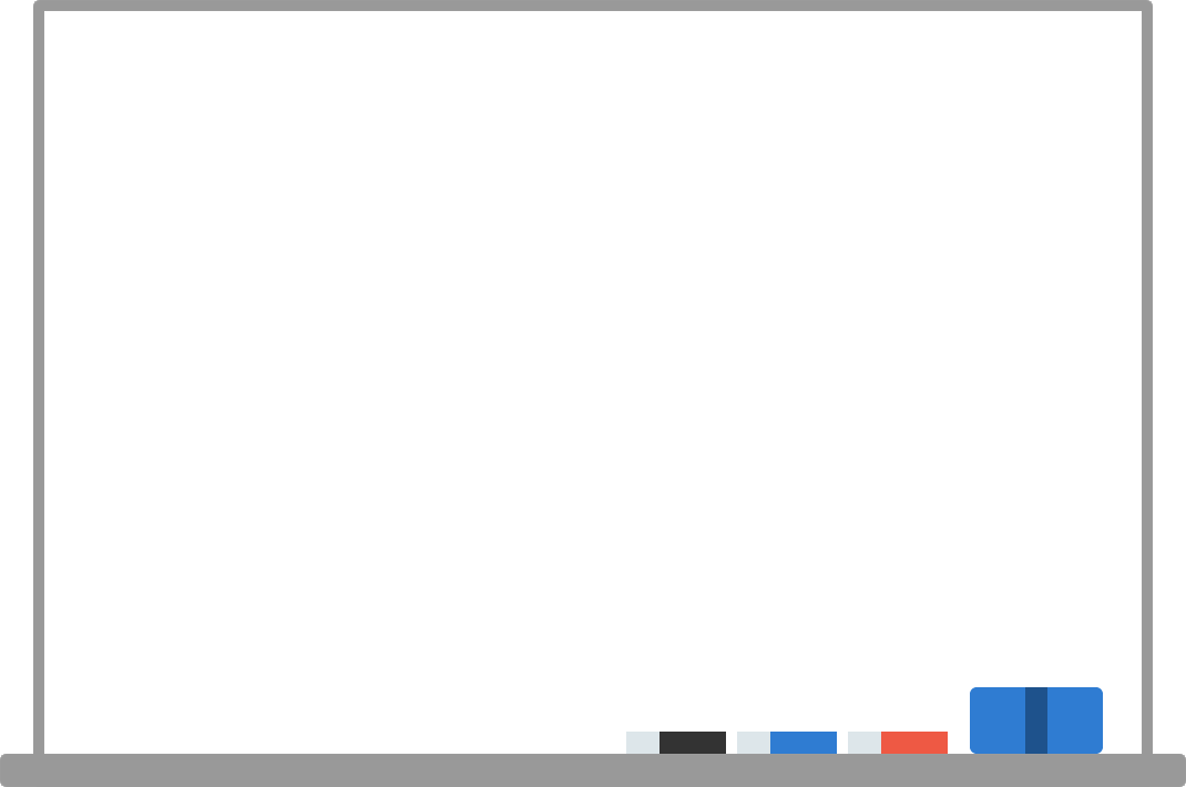 ホワイトボードのフレーム枠イラスト イラストストック