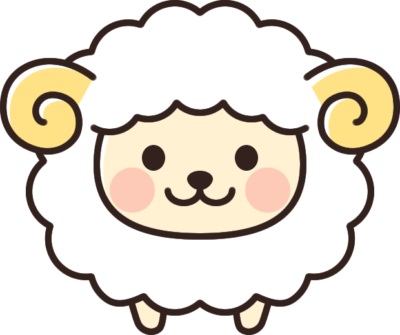 羊,ひつじ,牧場,のイラスト(105_0363) | クリエーターズスクウェア かわいい羊のイラスト - イラストストック