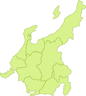 中部地方_自然図】の画像素材(19601314) | 地図素材ならイメージナビ 中部地方の地図イラスト - イラストストック