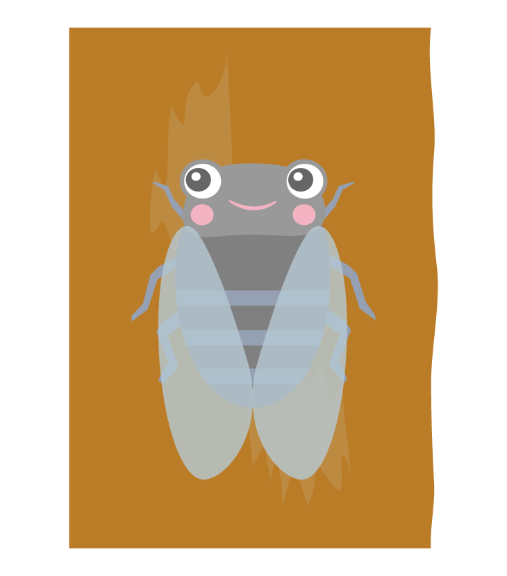 セミ イラスト かわいい 39+ Latest