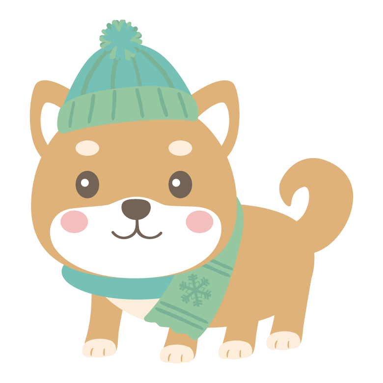 まとめ】可愛い犬の無料イラスト素材集｜イラストイメージ マフラーをしたかわいい犬のイラスト | 無料のフリー素材 イラストエイト