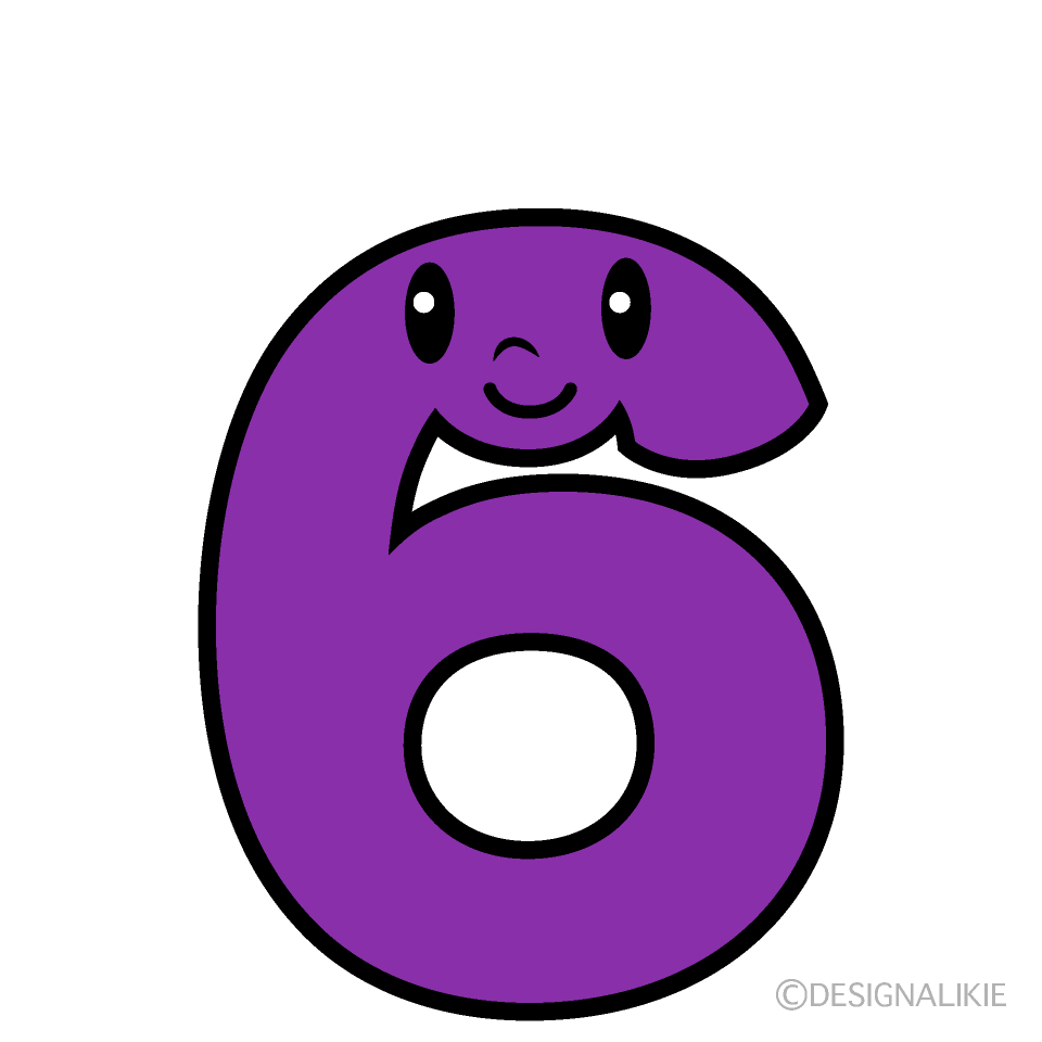 数字, 数学, 面白い, 材料, イラスト, ベクトル, 勉強, 漫画, スタイル, 特徴, 生きもの, ６, 数, モンスター, ６, 子供, ファンタジー, かわいい. ベクトル, モンスター, 漫画, 白, ６, ナンバー６, 隔離された, | Canstock かわいい6数字のイラスト素材｜Illustcute