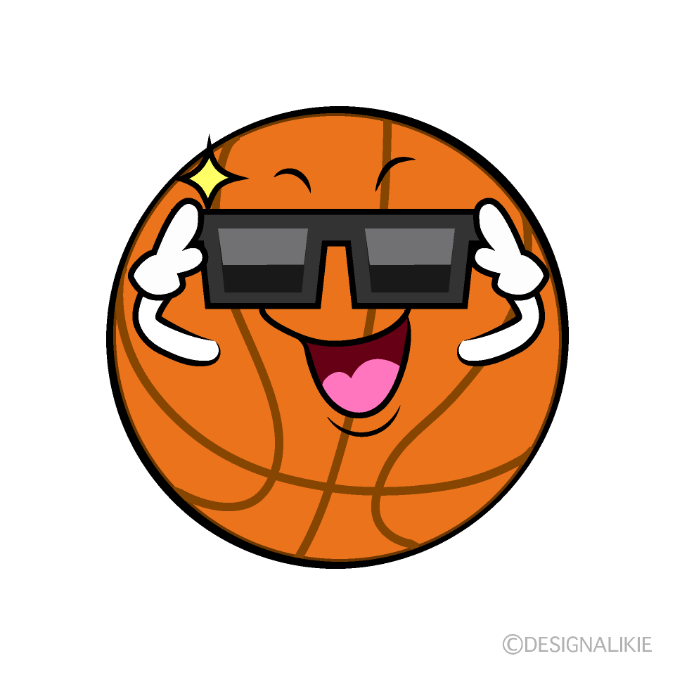 バスケットゴールリング イラスト素材 - Istock かわいいサングラスのバスケットボールのイラスト素材｜Illustcute
