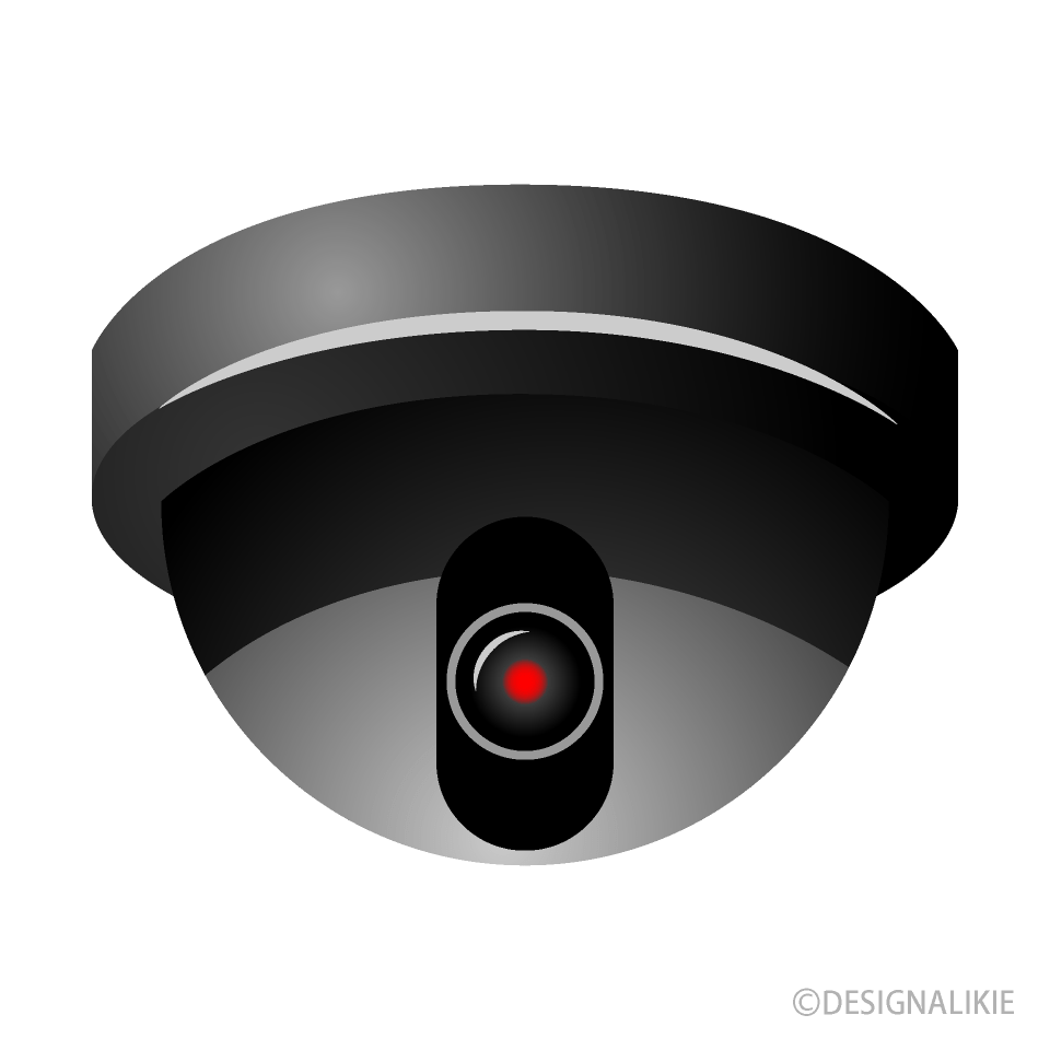 Webカメライラスト／無料イラストなら「イラストAc」 防犯カメライラストのフリー素材｜イラストイメージ