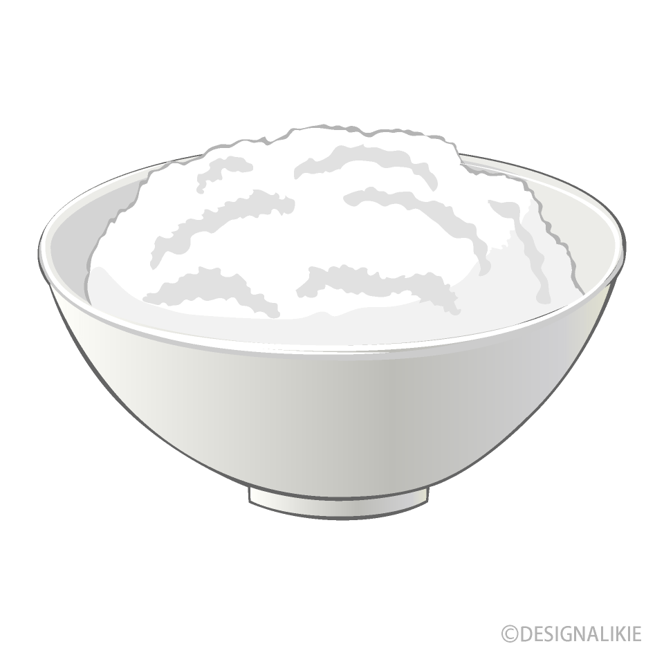 ご飯と梅干し】の画像素材(40553923) | イラスト素材ならイメージナビ 白米のご飯イラストのフリー素材｜イラストイメージ