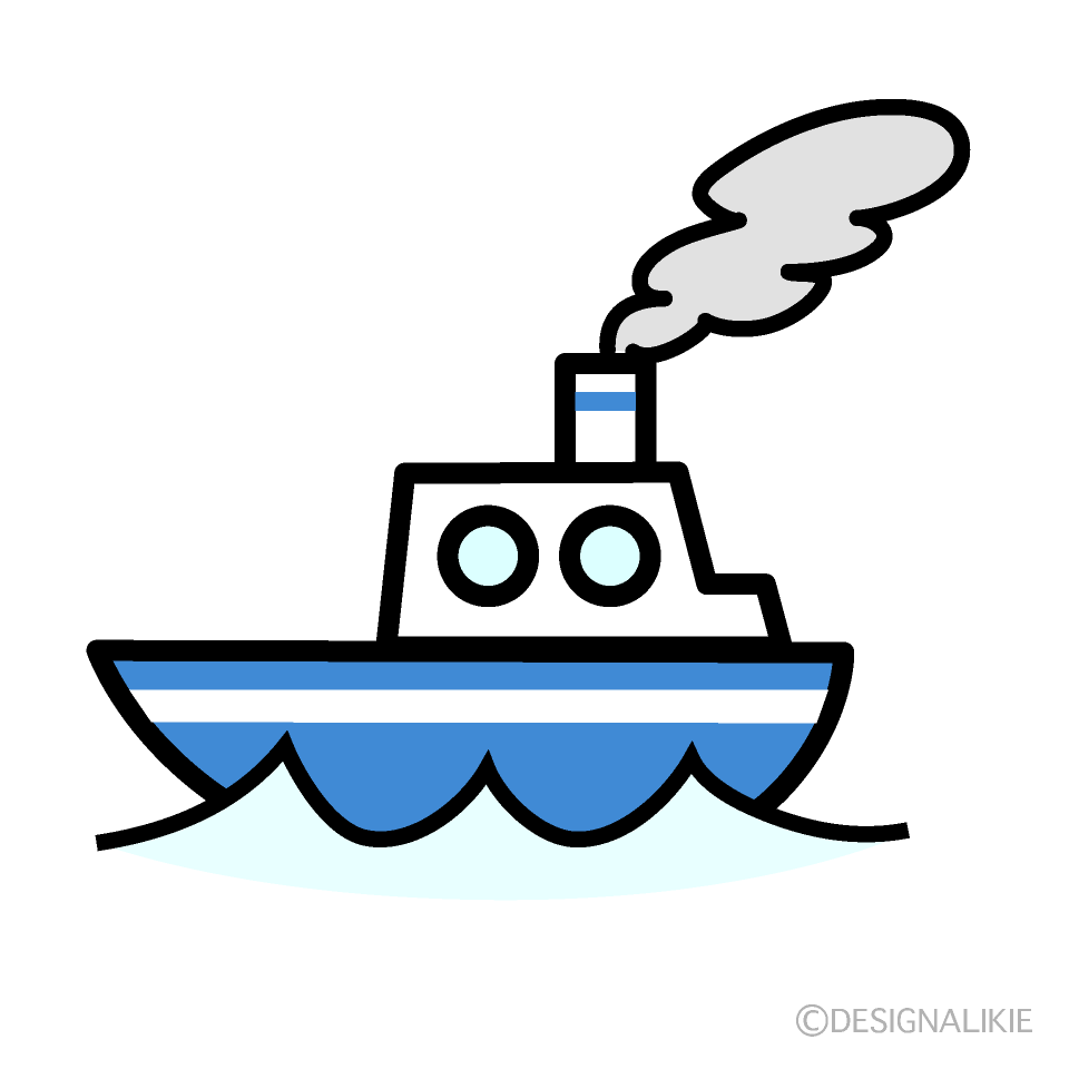 船（ふね）のイラスト素材 | 商用可能な無料(フリー)のイラスト素材ならストックマテリアル 海のかわいい船イラストのフリー素材｜イラストイメージ