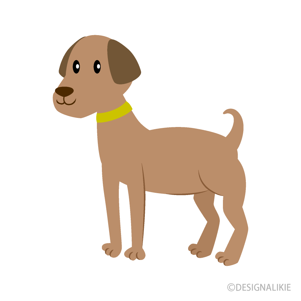 大型犬キャラクターイラストのフリー素材｜イラストイメージ 大型犬イラストのフリー素材｜イラストイメージ