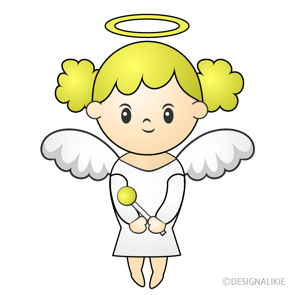 天使イラストなら、小学校・幼稚園向け・保育園向けのかわいい無料イラストお試しフリー素材(カット)がいっぱいの安心サイトへどうぞ かわいい天使イラストのフリー素材｜イラストイメージ