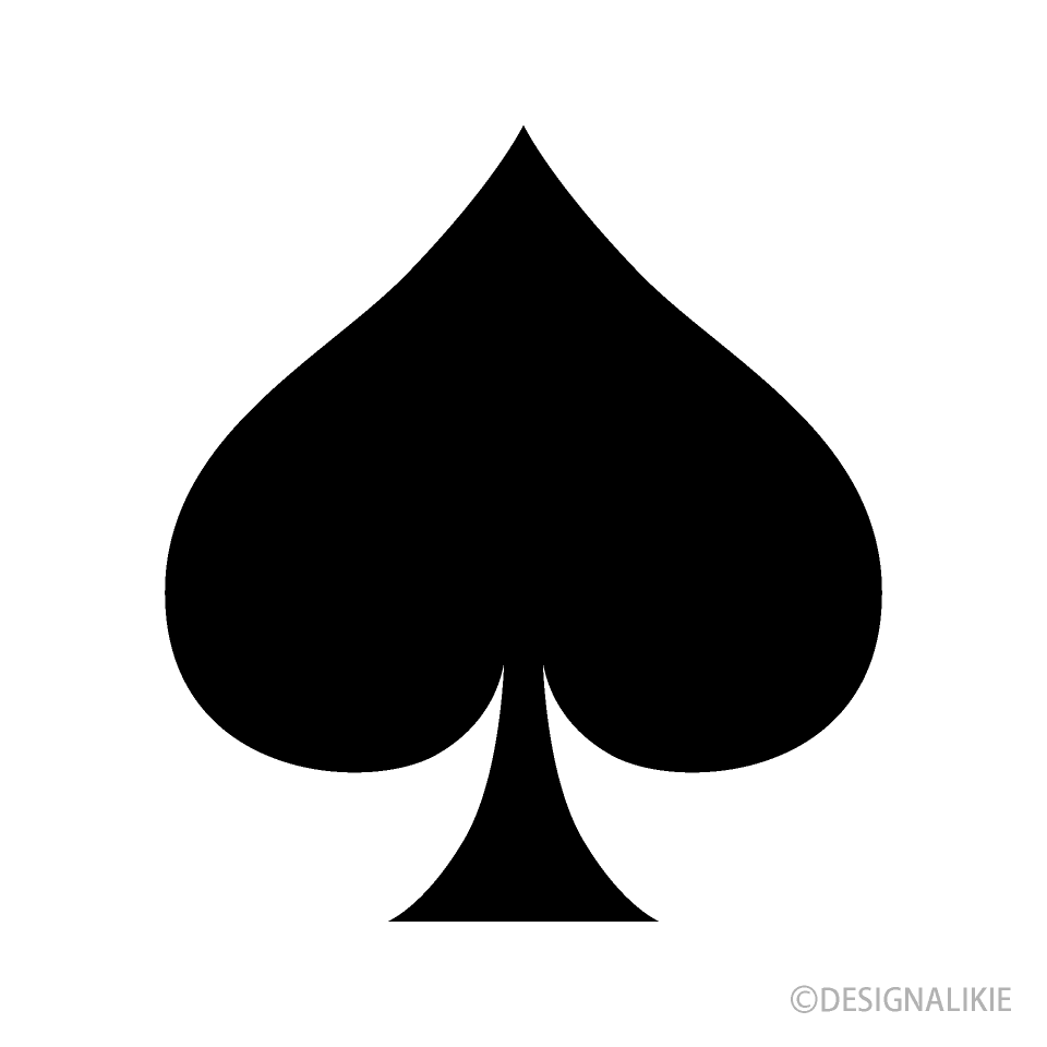 トランプ スペードの7イラスト - No: 1591537／無料イラストなら「イラストAc」 トランプのスペードマークイラストのフリー素材｜イラストイメージ