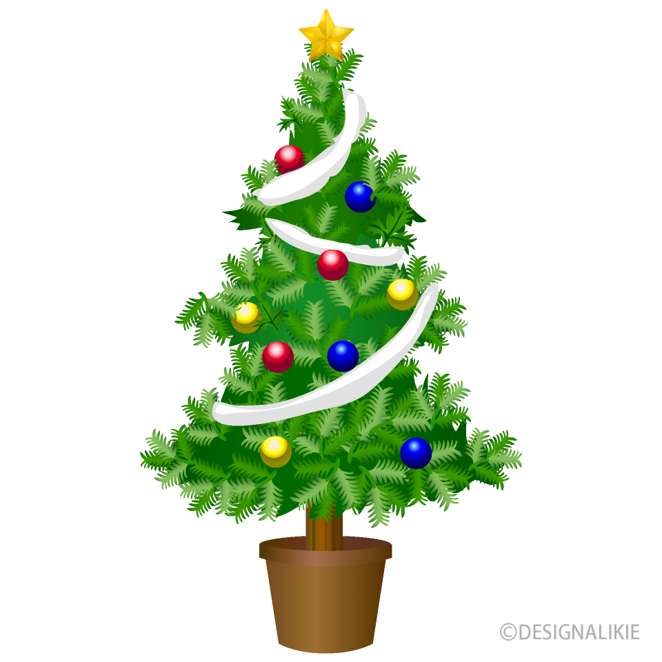 かわいいクリスマスツリーイラストのフリー素材｜イラストイメージ クリスマスツリーイラストのフリー素材｜イラストイメージ