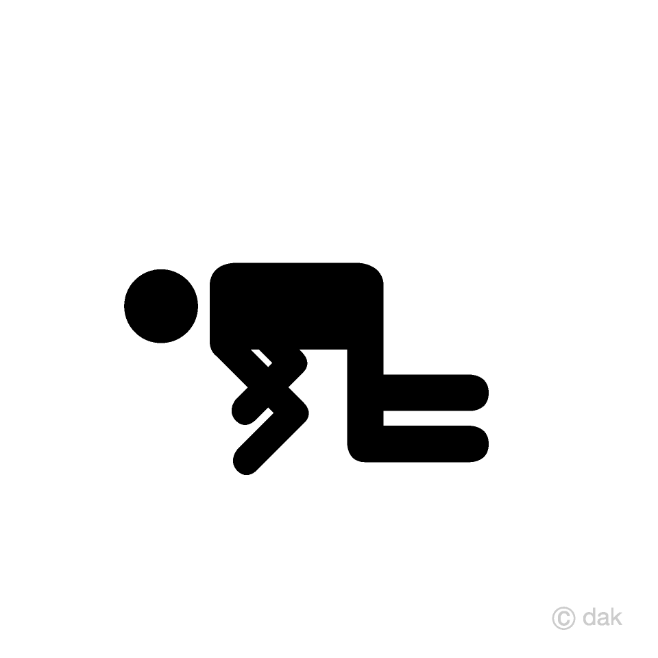 うつ伏せで倒れている男性②のイラスト素材 [48583154] - Pixta 倒れこむ人のピクトグラムイラストのフリー素材｜イラストイメージ