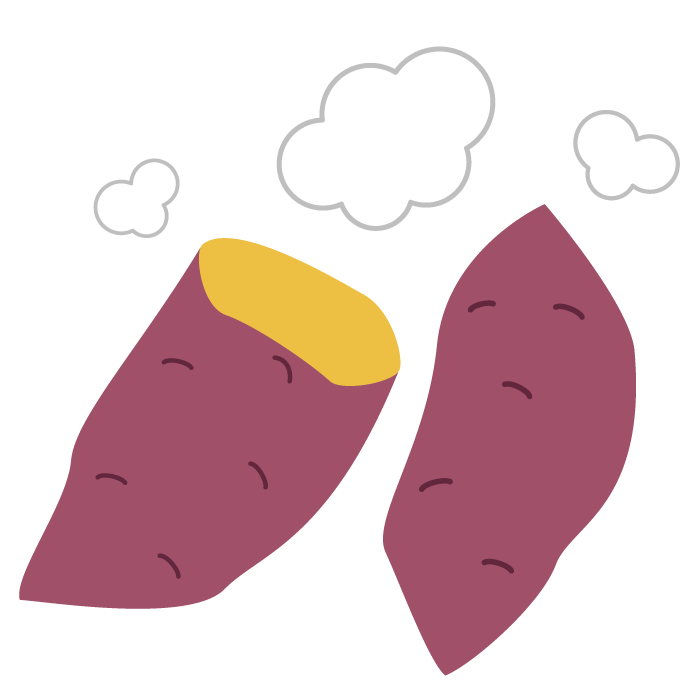 焼き芋 イラスト素材 - Istock 焼き芋のシンプルイラスト ＜無料＞ | かわいいフリー素材 イラストK