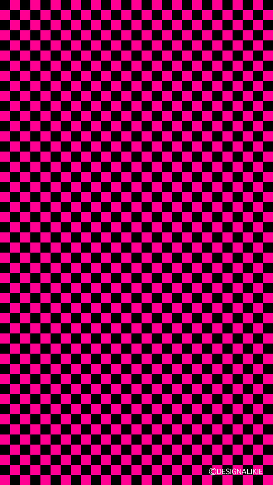 Pink And Black Checkered Wallpaper