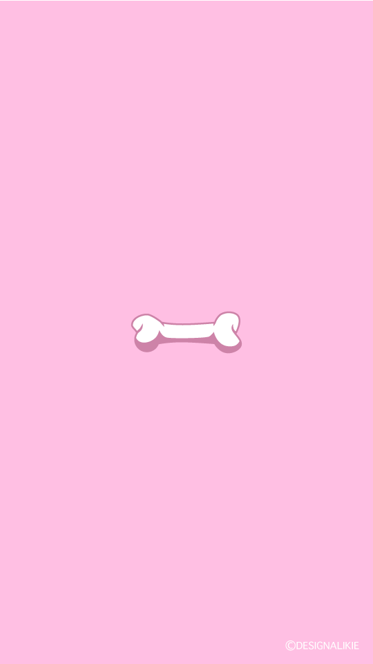 Pink Dog Bone Wallpaper