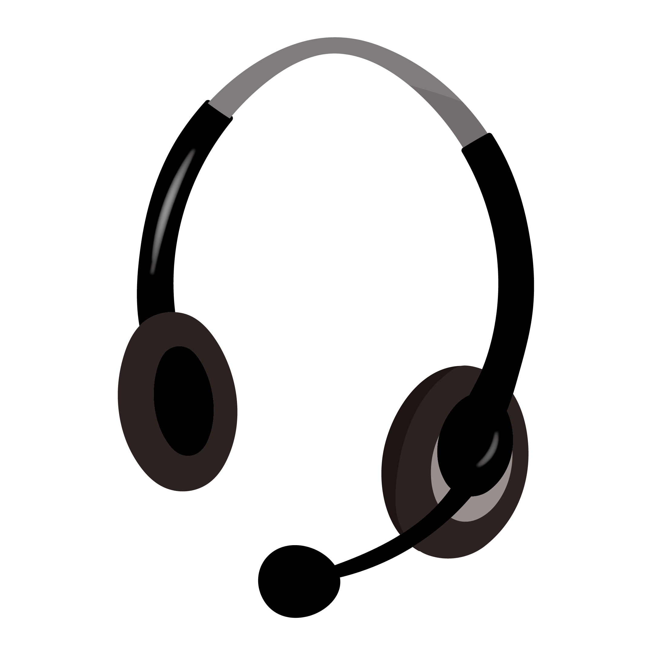 オンキヨー、『96猫』とコラボしたゲーミングヘッドセット「Shido:96Neko」 - Phile Web ヘッドセットのイラスト | 商用フリー(無料)のイラスト素材なら「イラストマンション」