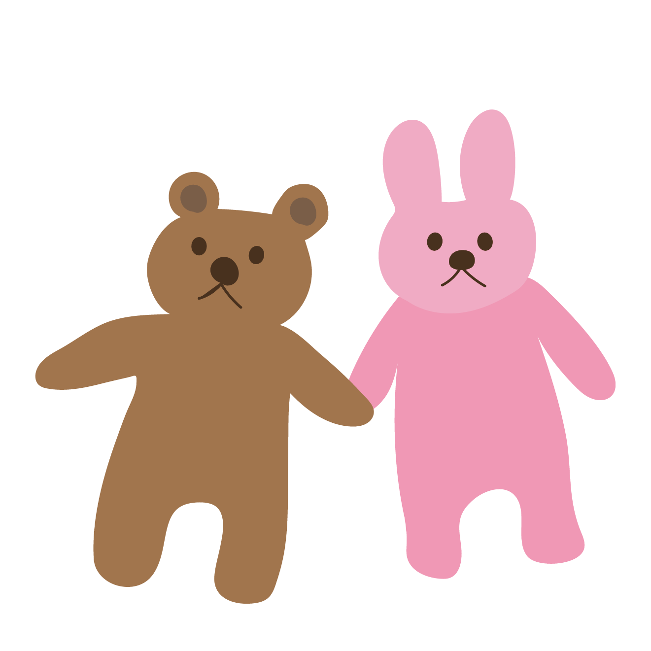 オリジナル うさぎのぬいぐるみ まちゃぴろのイラスト 芸術的アニメ少女, ぬいぐるみ イラスト イラスト くま ぬいぐるみ おしゃれ