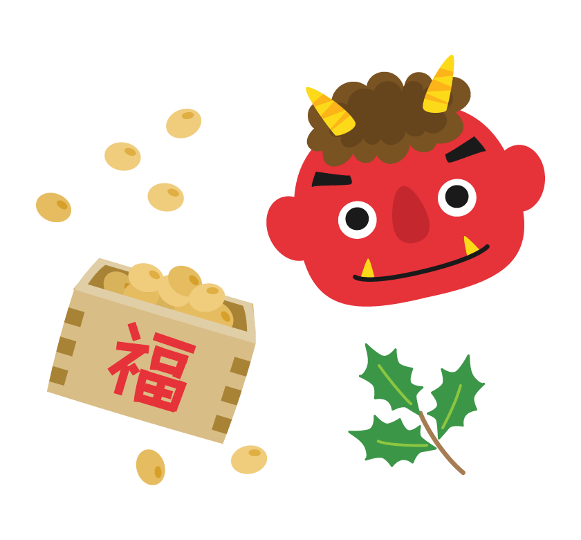 豆まき イラスト素材 - Istock 赤鬼と豆まきのイラスト | フリー素材 イラストミント