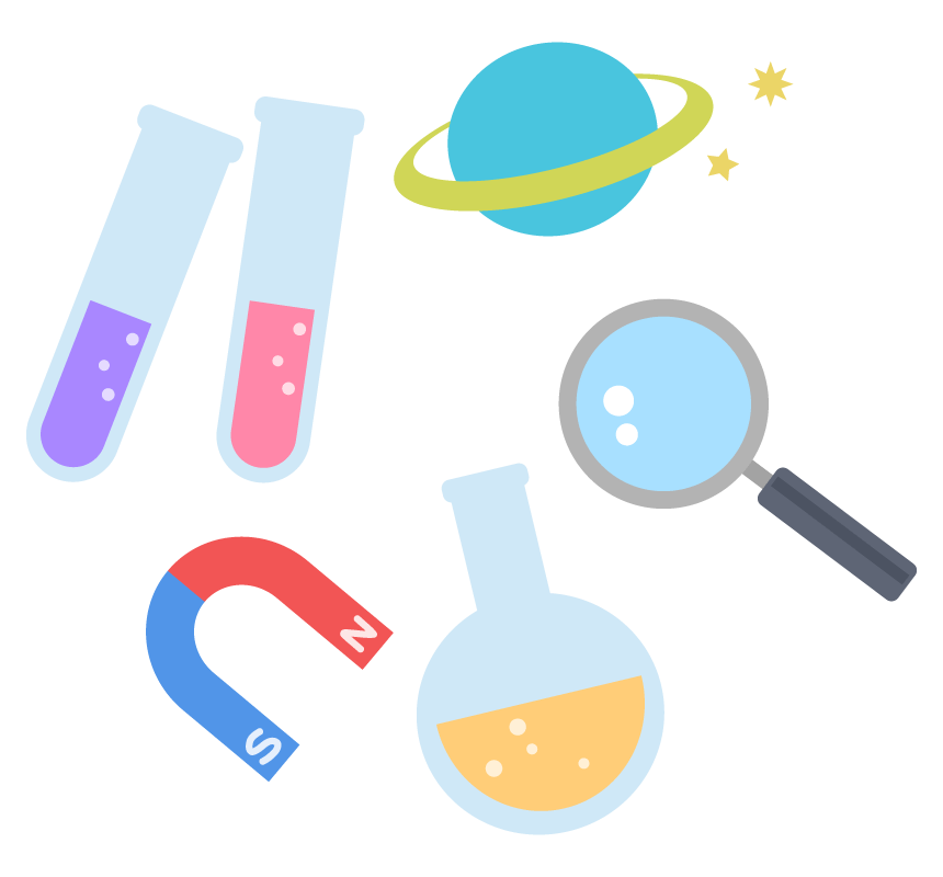 理科の実験道具・器具セット ベクター素材のイラスト素材 [74618884] - Pixta 理科 | フリーイラスト素材集〔イラストミント〕